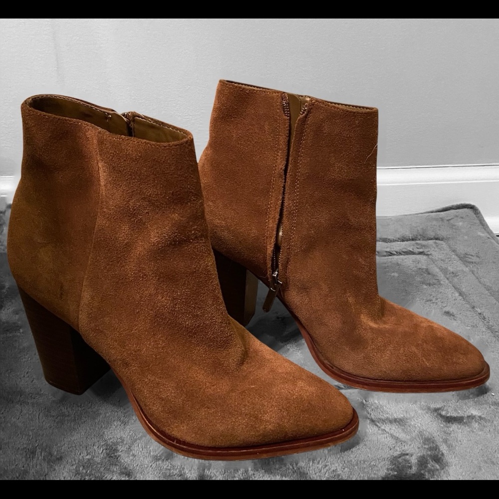 ✨Sam Edelman Brown Suede Bootie’s ✨